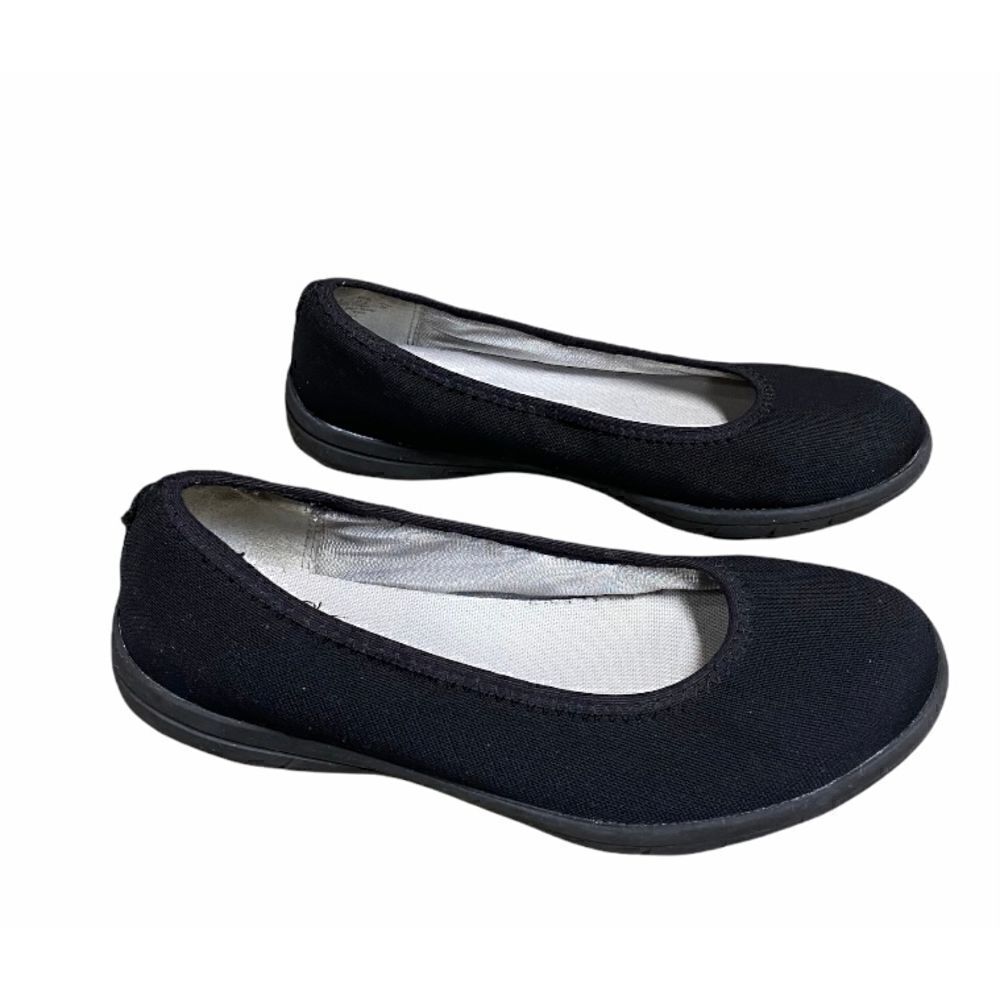 Life Stride Velocity With Memory Foam Black Flat